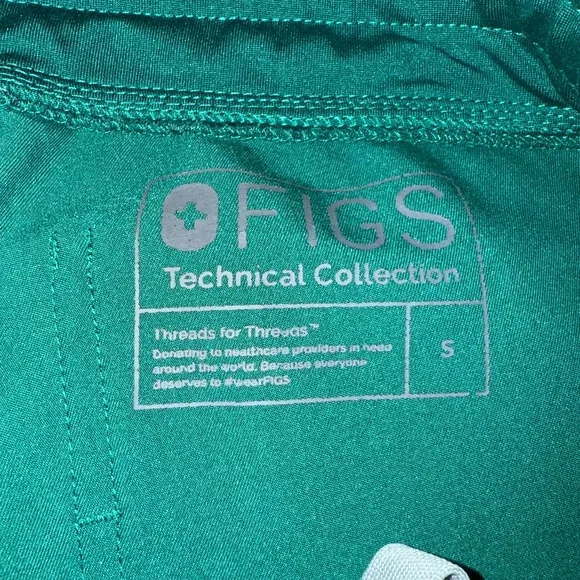 High Waisted Zamora Jogger Scrub Pants,Hunter green , size S - Picture 5 of 8